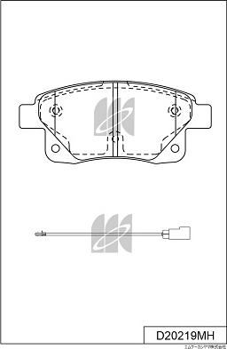 MK Kashiyama D20219MH - Jarrupala, levyjarru inparts.fi