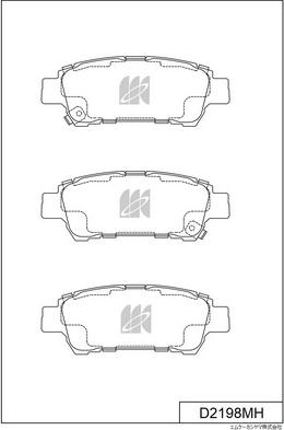 MK Kashiyama D2198MH - Jarrupala, levyjarru inparts.fi