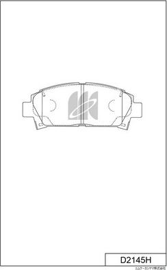 MK Kashiyama D2145H - Jarrupala, levyjarru inparts.fi