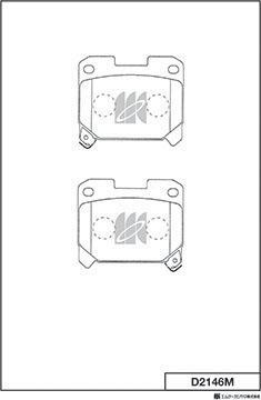 MK Kashiyama D2146M - Jarrupala, levyjarru inparts.fi