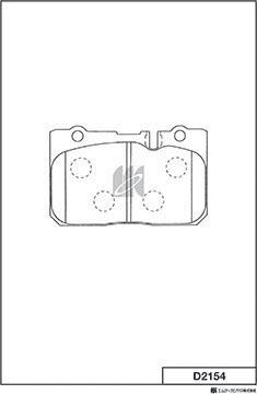 MK Kashiyama D2154 - Jarrupala, levyjarru inparts.fi