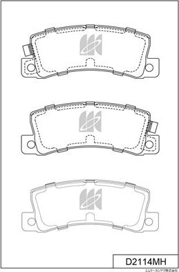 MK Kashiyama D2114MH - Jarrupala, levyjarru inparts.fi