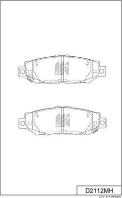 MK Kashiyama D2112MH - Jarrupala, levyjarru inparts.fi