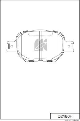 MK Kashiyama D2180H - Jarrupala, levyjarru inparts.fi