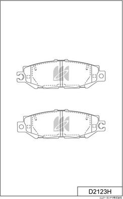 MK Kashiyama D2123H - Jarrupala, levyjarru inparts.fi