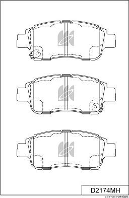 MK Kashiyama D2174MH - Jarrupala, levyjarru inparts.fi