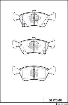 MK Kashiyama D2170MH - Jarrupala, levyjarru inparts.fi