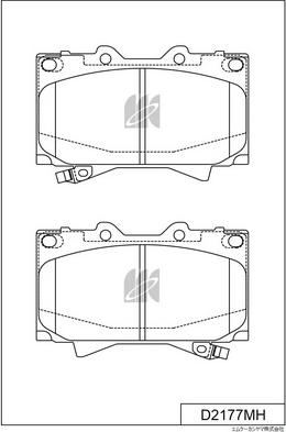 MK Kashiyama D2177MH - Jarrupala, levyjarru inparts.fi