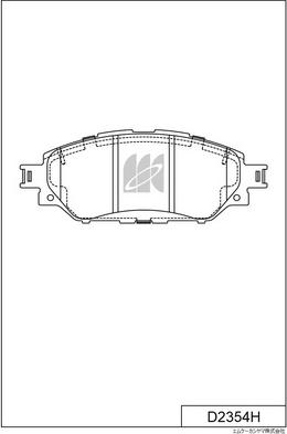 MK Kashiyama D2354H - Jarrupala, levyjarru inparts.fi