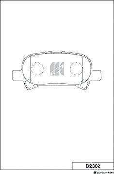 MK Kashiyama D2302 - Jarrupala, levyjarru inparts.fi