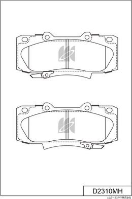 MK Kashiyama D2310MH - Jarrupala, levyjarru inparts.fi