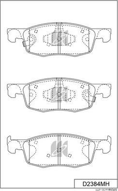 MK Kashiyama D2384MH - Jarrupala, levyjarru inparts.fi