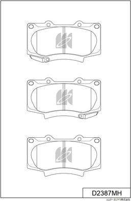 MK Kashiyama D2387MH - Jarrupala, levyjarru inparts.fi