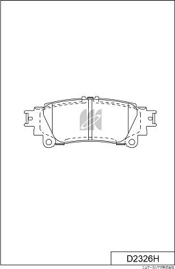 MK Kashiyama D2326H - Jarrupala, levyjarru inparts.fi