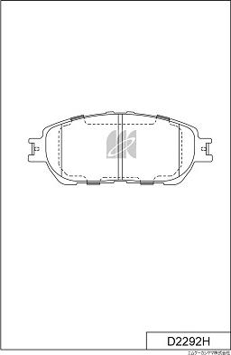 MK Kashiyama D2292H - Jarrupala, levyjarru inparts.fi