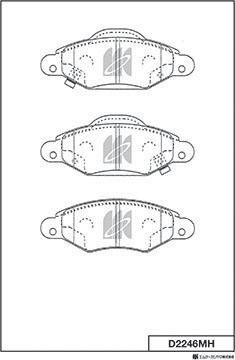 MK Kashiyama D2246MH - Jarrupala, levyjarru inparts.fi