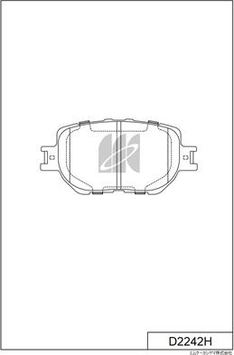 MK Kashiyama D2242H - Jarrupala, levyjarru inparts.fi