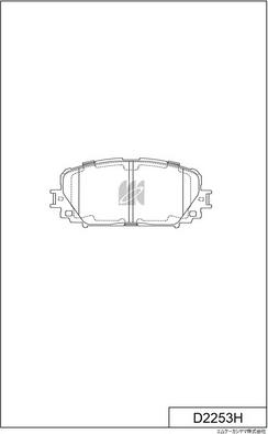 MK Kashiyama D2253H - Jarrupala, levyjarru inparts.fi