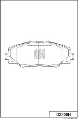 MK Kashiyama D2268H - Jarrupala, levyjarru inparts.fi