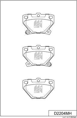 MK Kashiyama D2204MH - Jarrupala, levyjarru inparts.fi