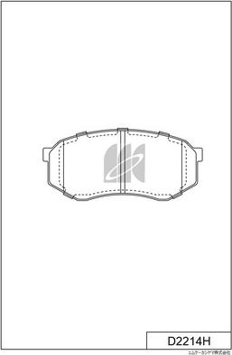 MK Kashiyama D2214H - Jarrupala, levyjarru inparts.fi