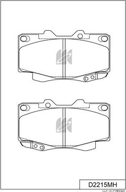 MK Kashiyama D2215MH - Jarrupala, levyjarru inparts.fi