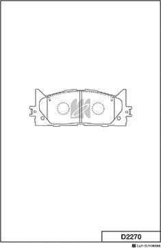 MK Kashiyama D2270 - Jarrupala, levyjarru inparts.fi