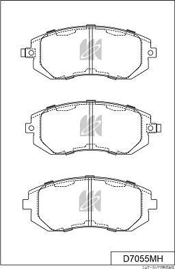 MK Kashiyama D7055MH - Jarrupala, levyjarru inparts.fi