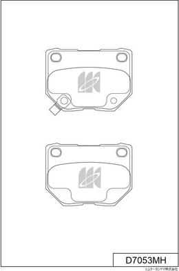 MK Kashiyama D7053MH - Jarrupala, levyjarru inparts.fi