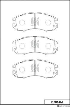 MK Kashiyama D7014M - Jarrupala, levyjarru inparts.fi