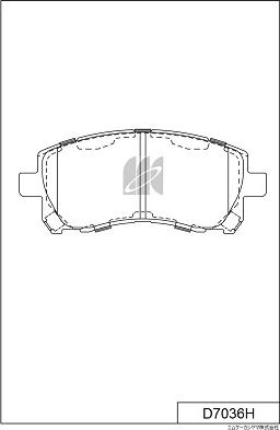 MK Kashiyama D7036H - Jarrupala, levyjarru inparts.fi