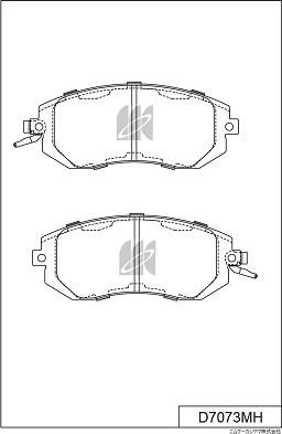 MK Kashiyama D7073MH - Jarrupala, levyjarru inparts.fi