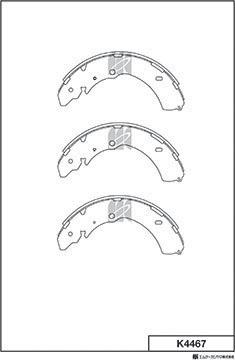 MK Kashiyama K4467 - Jarrukenkäsarja inparts.fi