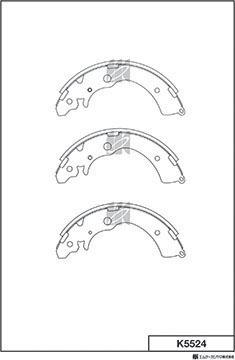MK Kashiyama K5524 - Jarrukenkäsarja inparts.fi