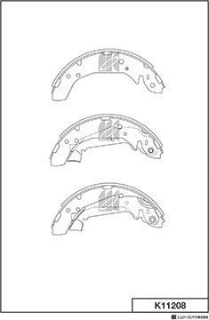 MK Kashiyama K11208 - Jarrukenkäsarja inparts.fi