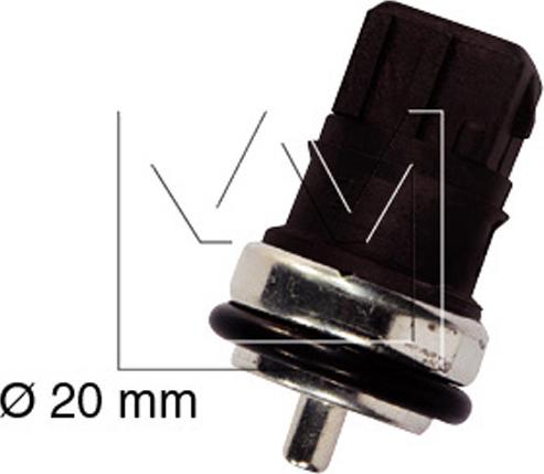 Monark 090600551 - Tunnistin, jäähdytysnesteen lämpötila inparts.fi