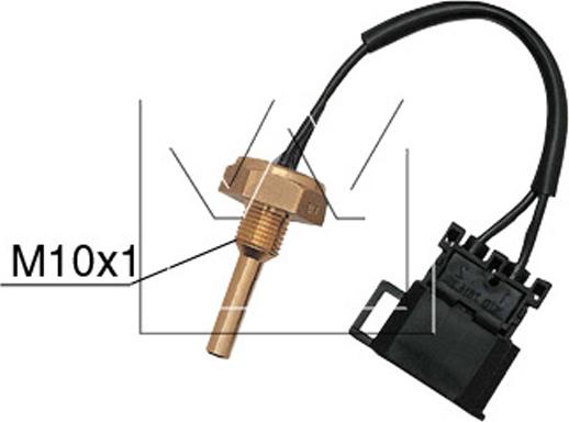 Monark 090600281 - Tunnistin, jäähdytysnesteen lämpötila inparts.fi