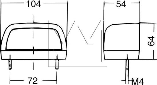 Monark 098254126 - Rekisterivalo inparts.fi