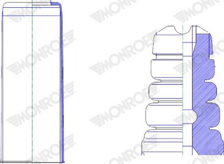 Monroe PK475 - Pölysuojasarja, iskunvaimennin inparts.fi
