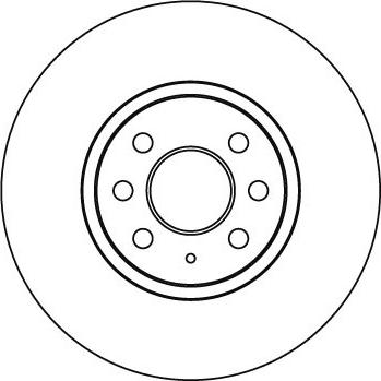 Opel 569007 - Jarrulevy inparts.fi