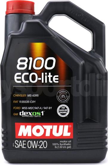 Motul 8100 ECO-LITE 0W20 5L - Moottoriöljylisäaine inparts.fi