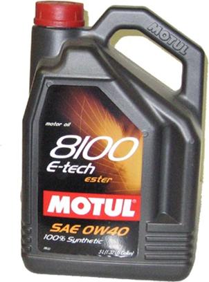 Motul 8100 E-tech 0W-40 - Moottoriöljy inparts.fi