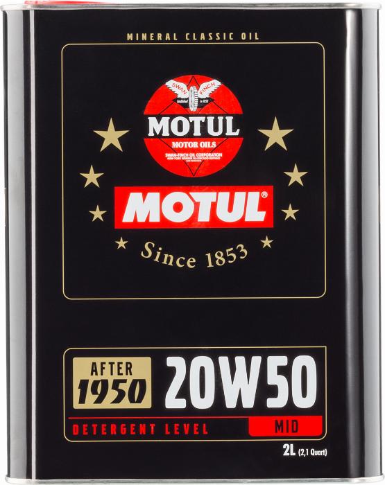 Motul Classic SAE 20W-50 - Moottoriöljy inparts.fi