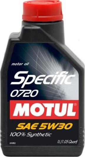 Motul SPECIFIC 0720 5W30 1L - Käynnistinmoottori inparts.fi