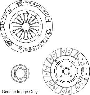 National CK9843 - Kytkinpaketti inparts.fi