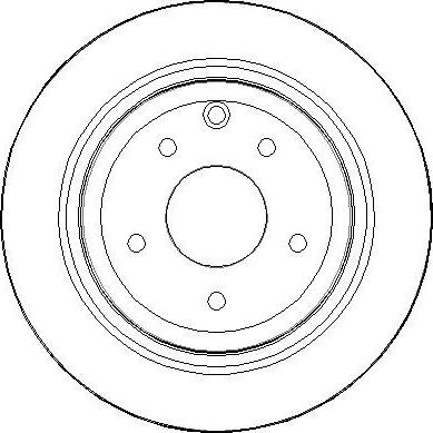 NISSAN 43206-4BA0B - Jarrulevy inparts.fi