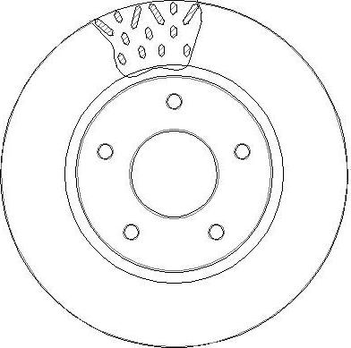 Mitsubishi MR493551 - Jarrulevy inparts.fi