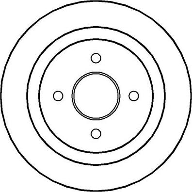 TRW DF2639T - Jarrulevy inparts.fi