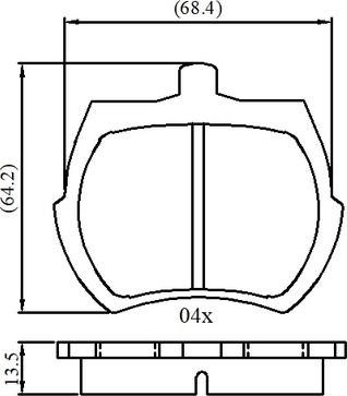 FIAT 6557201112 - Jarrupala, levyjarru inparts.fi