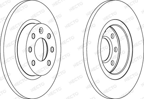 Metelli 800-260 - Jarrulevy inparts.fi